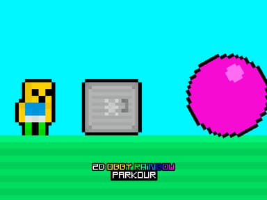 2D Obby Rainbow Parkour